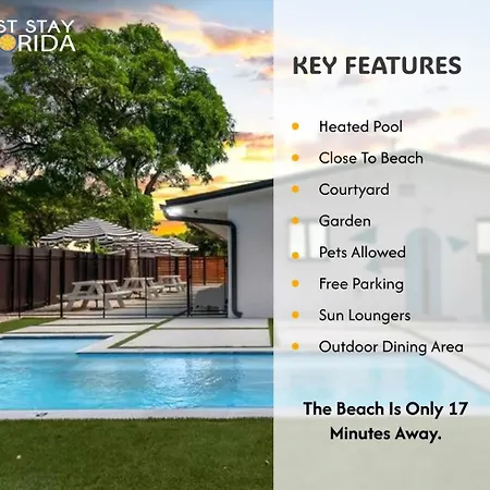 Cozy Miami Getaway Heated Pool & Sun Loungers Apartment